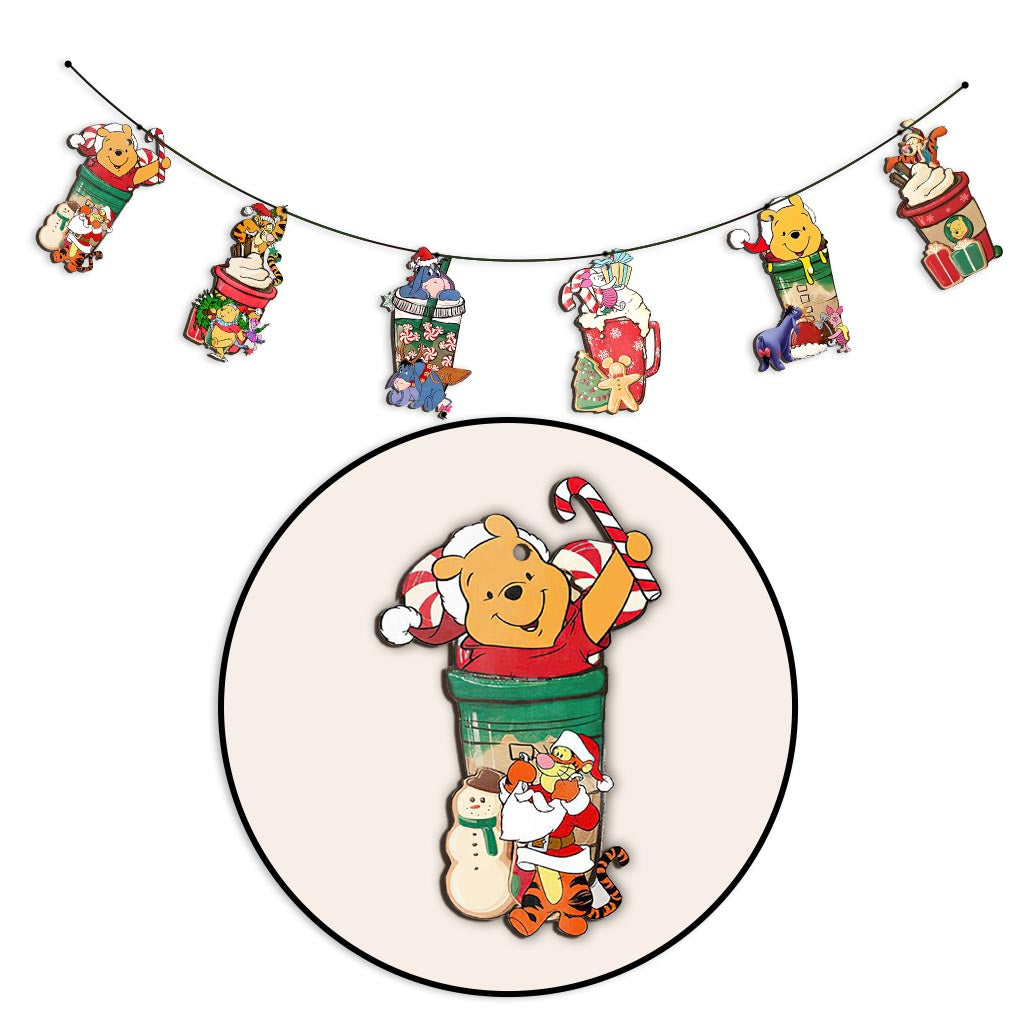 Christmas Latte - Christmas Mouse 6 Pieces Garland
