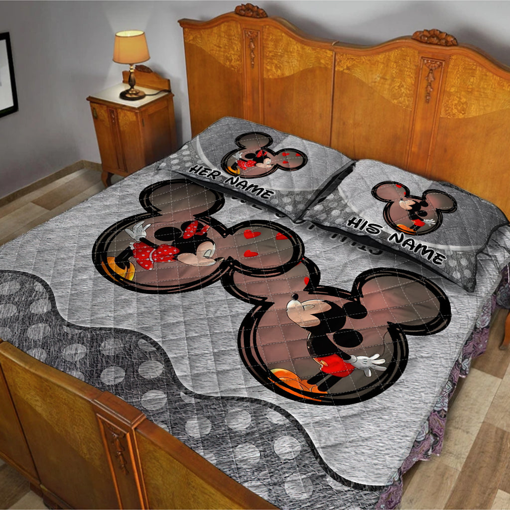 You & Me We Got This - Personalized Mouse Quilt Set