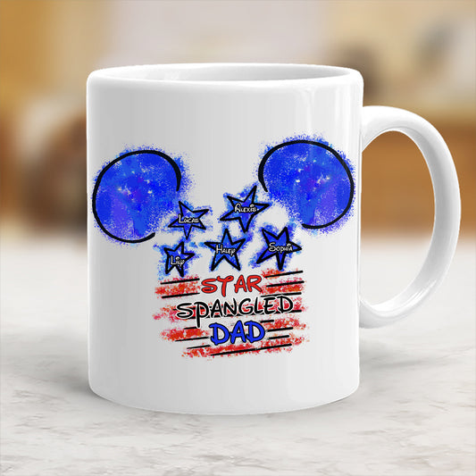Star Spangled Dad - Personalized Independence Day Mug