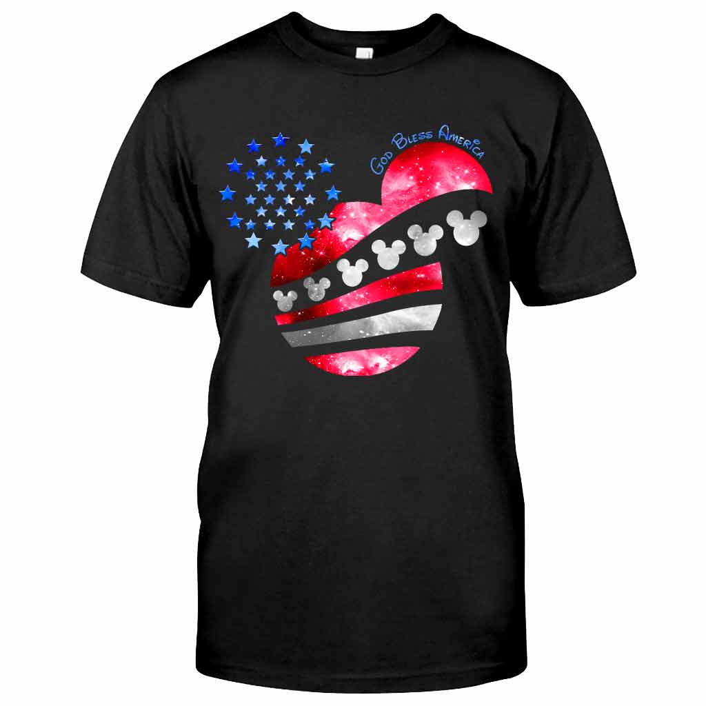 God Bless America Mouse Ears - Independence Day T-shirt and Hoodie