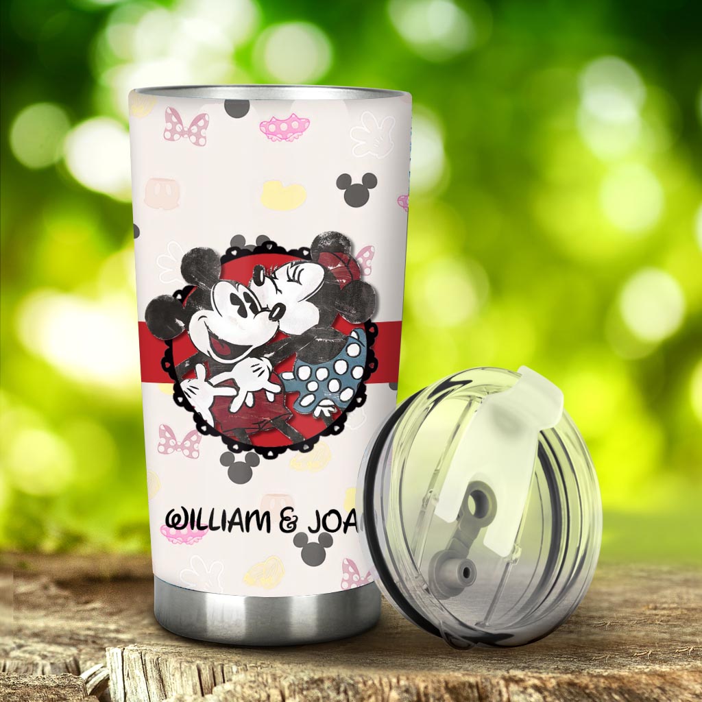 I Love You For All That You Are - Personalized Couple Mouse Tumbler