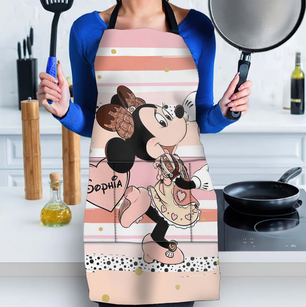 Just A Girl - Personalized Mouse Apron
