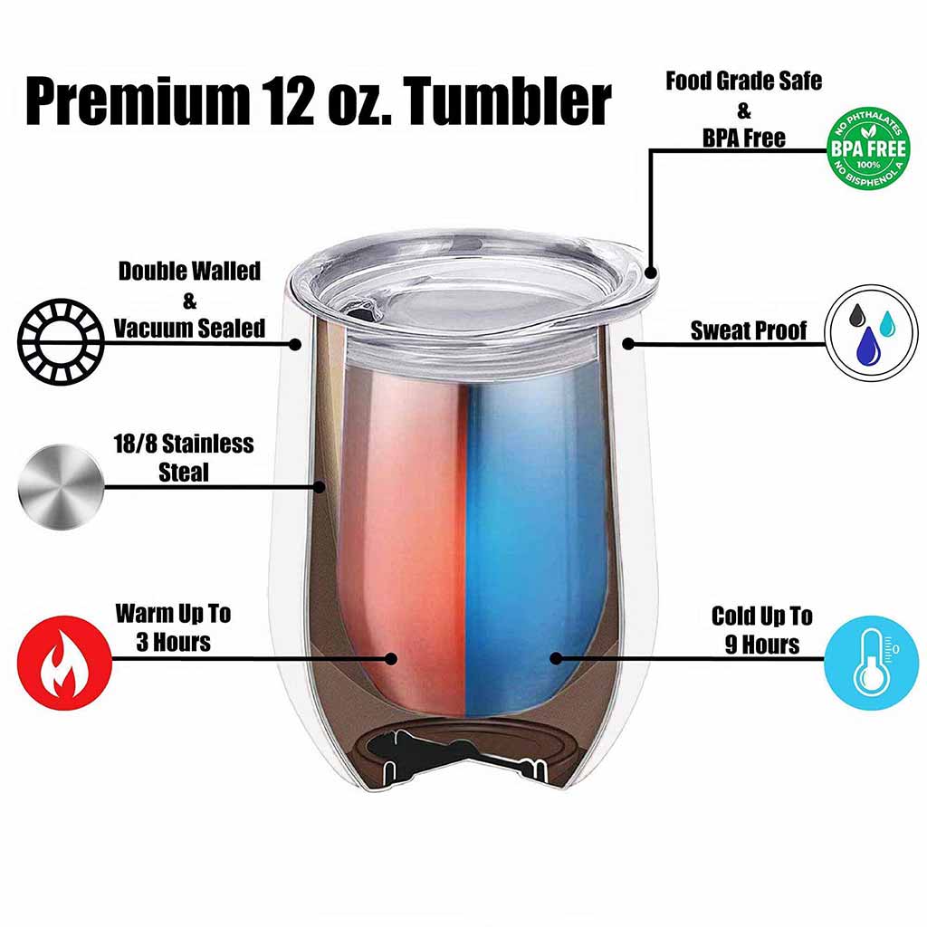 If It Isn't Little Miss I'll Never Drinking Again Drinking Again - Personalized Bestie Wine Tumbler