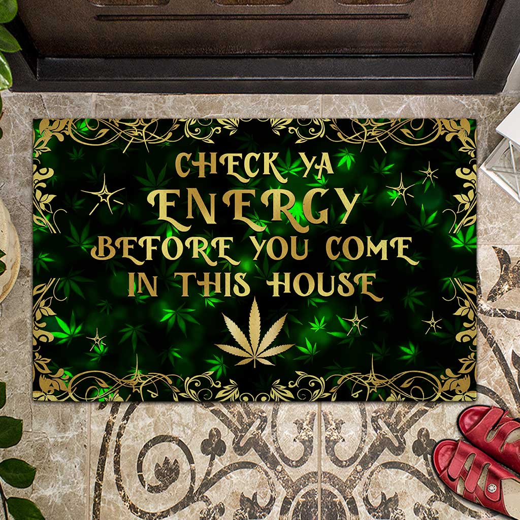 Check Ya Energy - Weed Doormat