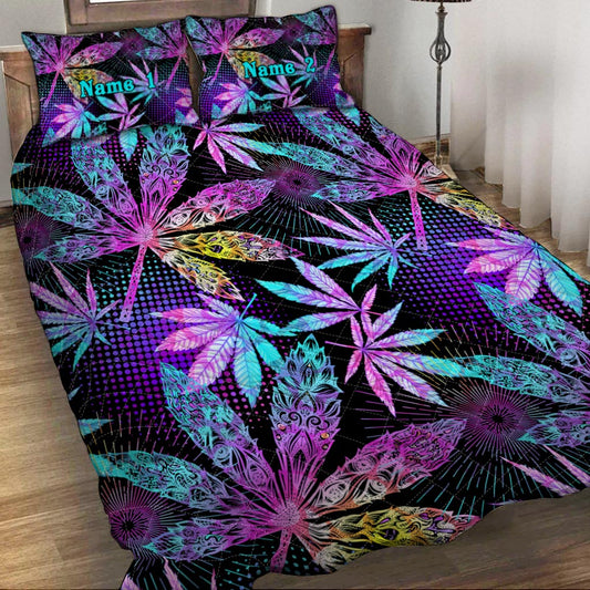Magic 420 - Personalized Weed Quilt Set