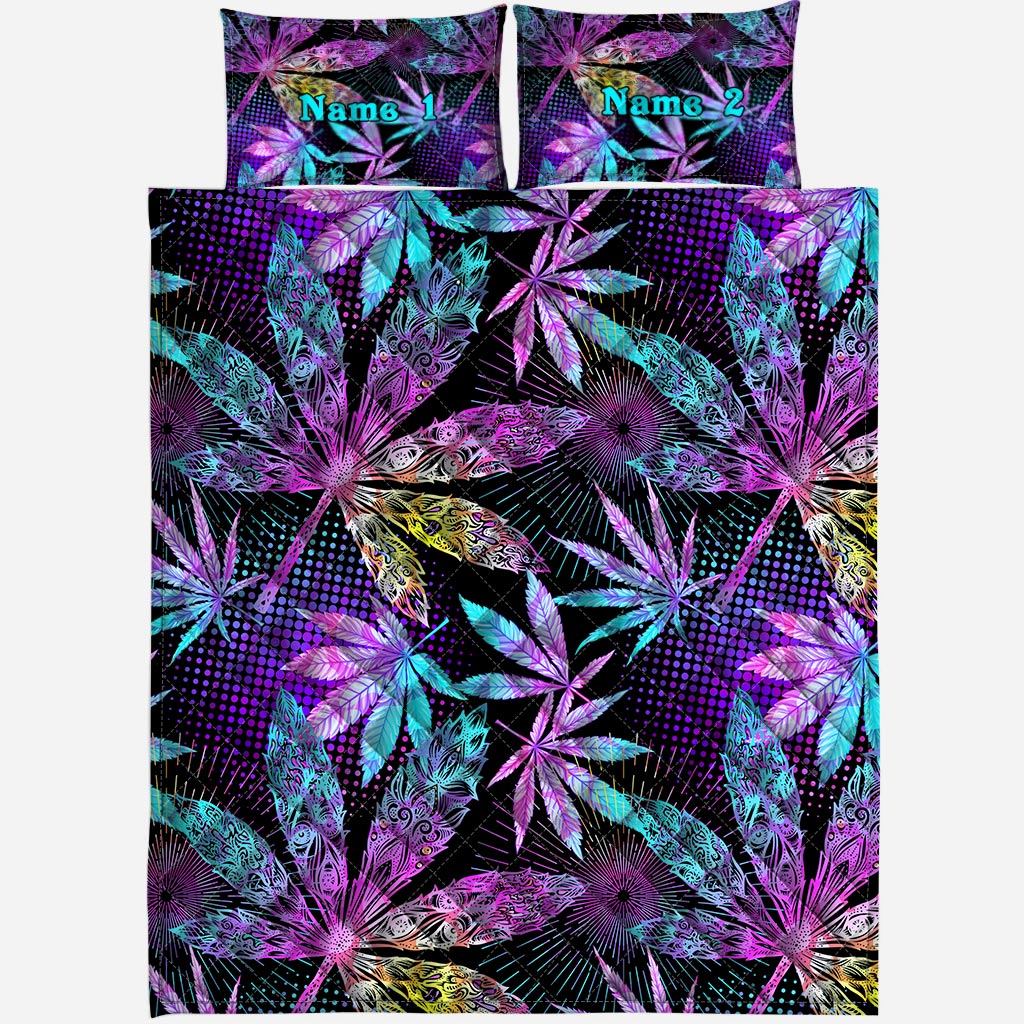 Magic 420 - Personalized Weed Quilt Set