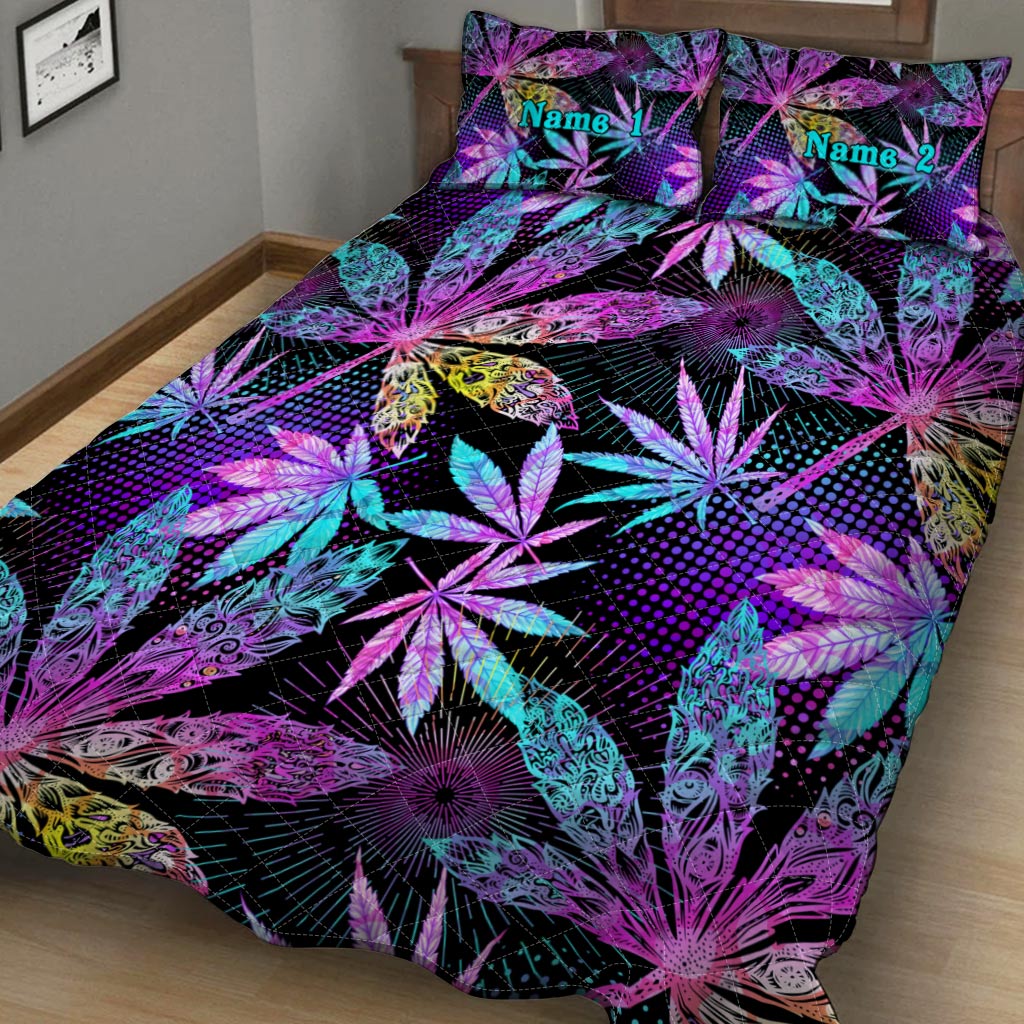 Magic 420 - Personalized Weed Quilt Set