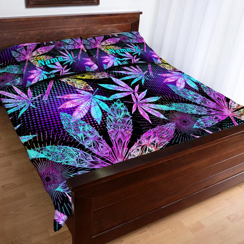 Magic 420 - Personalized Weed Quilt Set