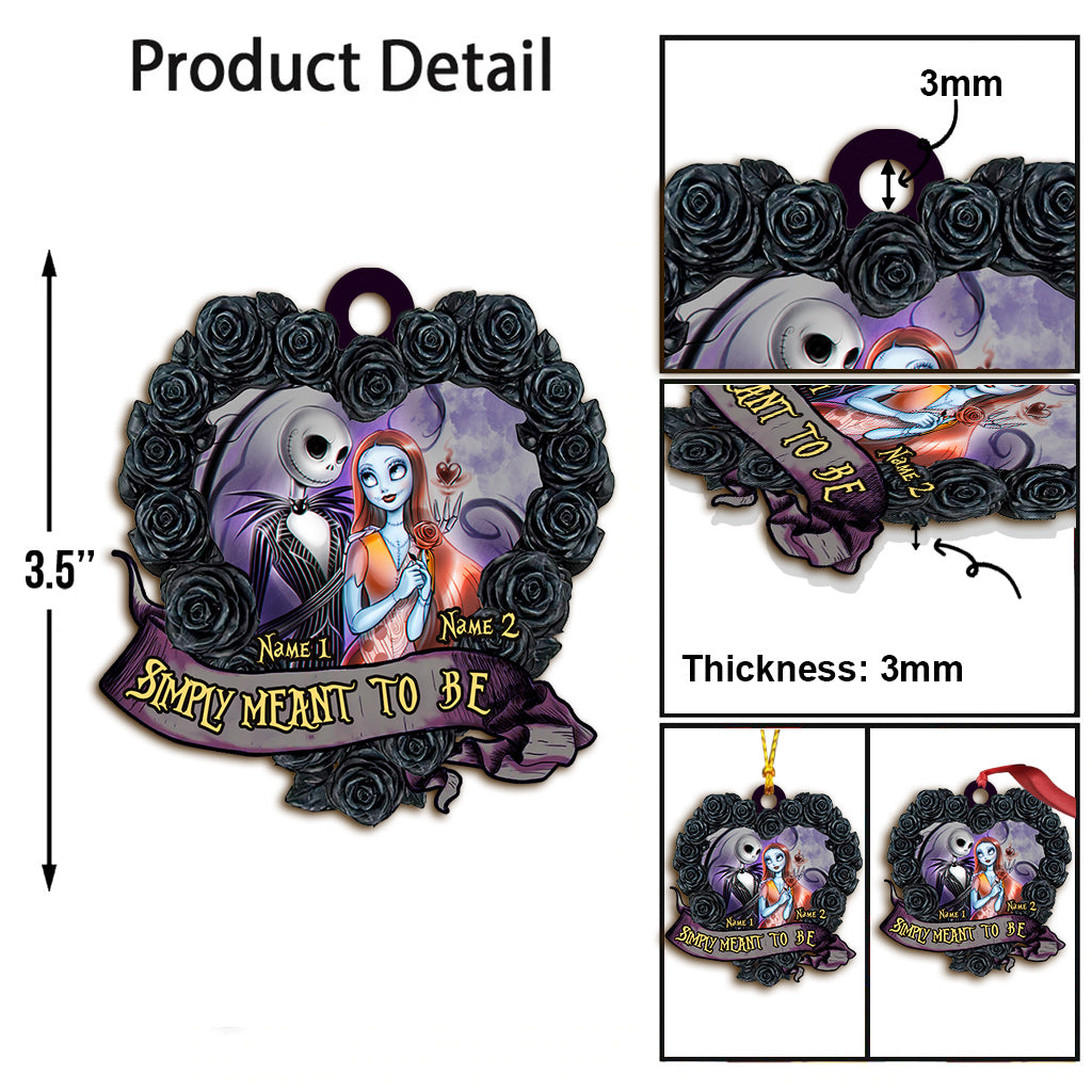 Nightmare Love - Personalized Christmas Ornament (Printed On Both Sides)