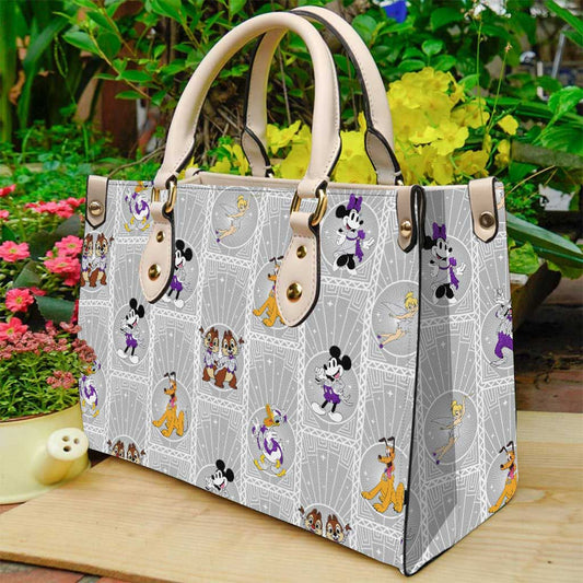100 Years Of Wonder - Mouse Leather Handbag