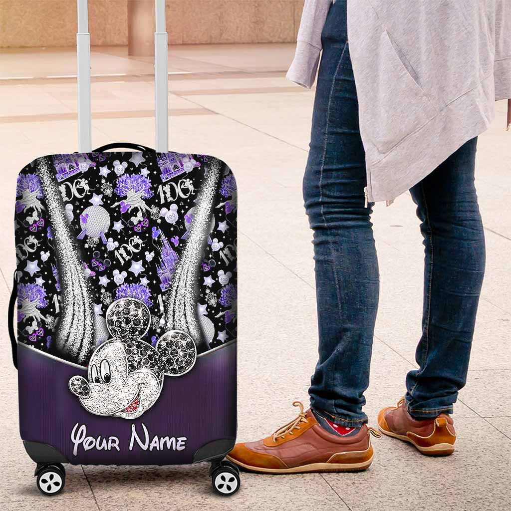 Magic World Is Calling - Personalized Mouse Luggage Cover