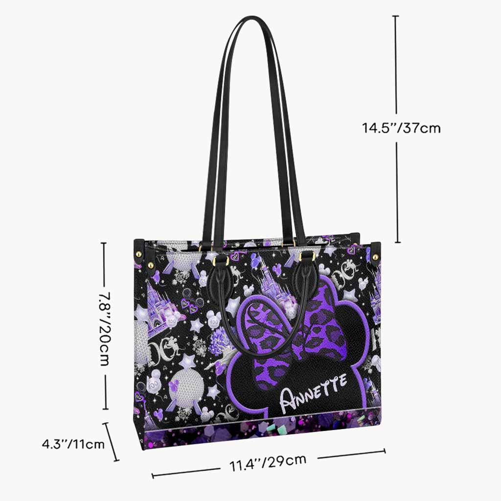 Magic World - Personalized Mouse Leather Handbag