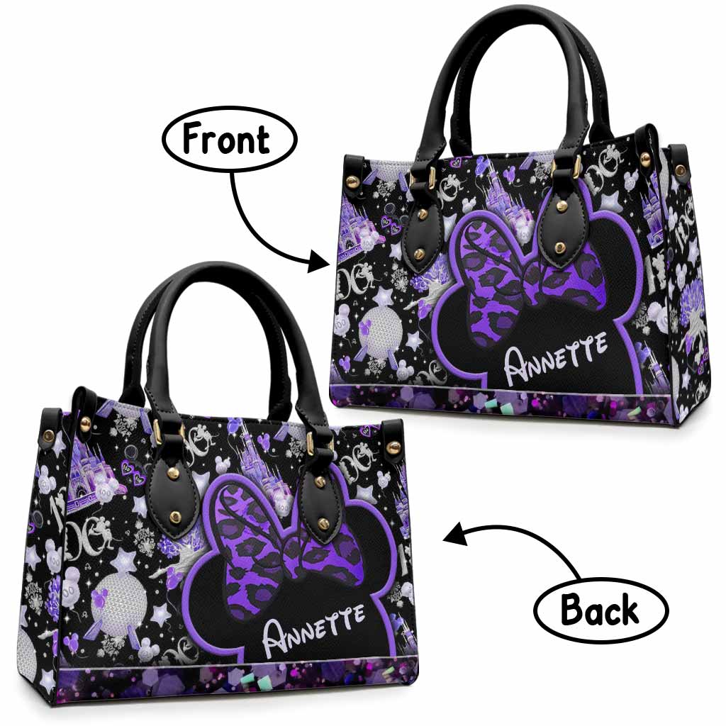 Magic World - Personalized Mouse Leather Handbag