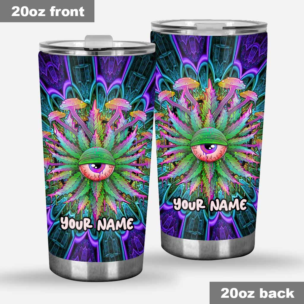 Magic Leaf Magic Eye - Personalized Weed Tumbler