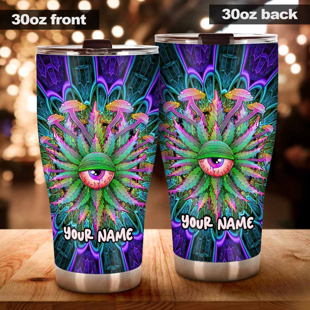 Magic Leaf Magic Eye - Personalized Weed Tumbler
