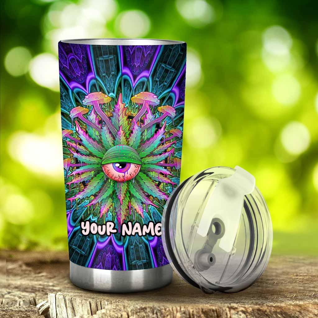 Magic Leaf Magic Eye - Personalized Weed Tumbler