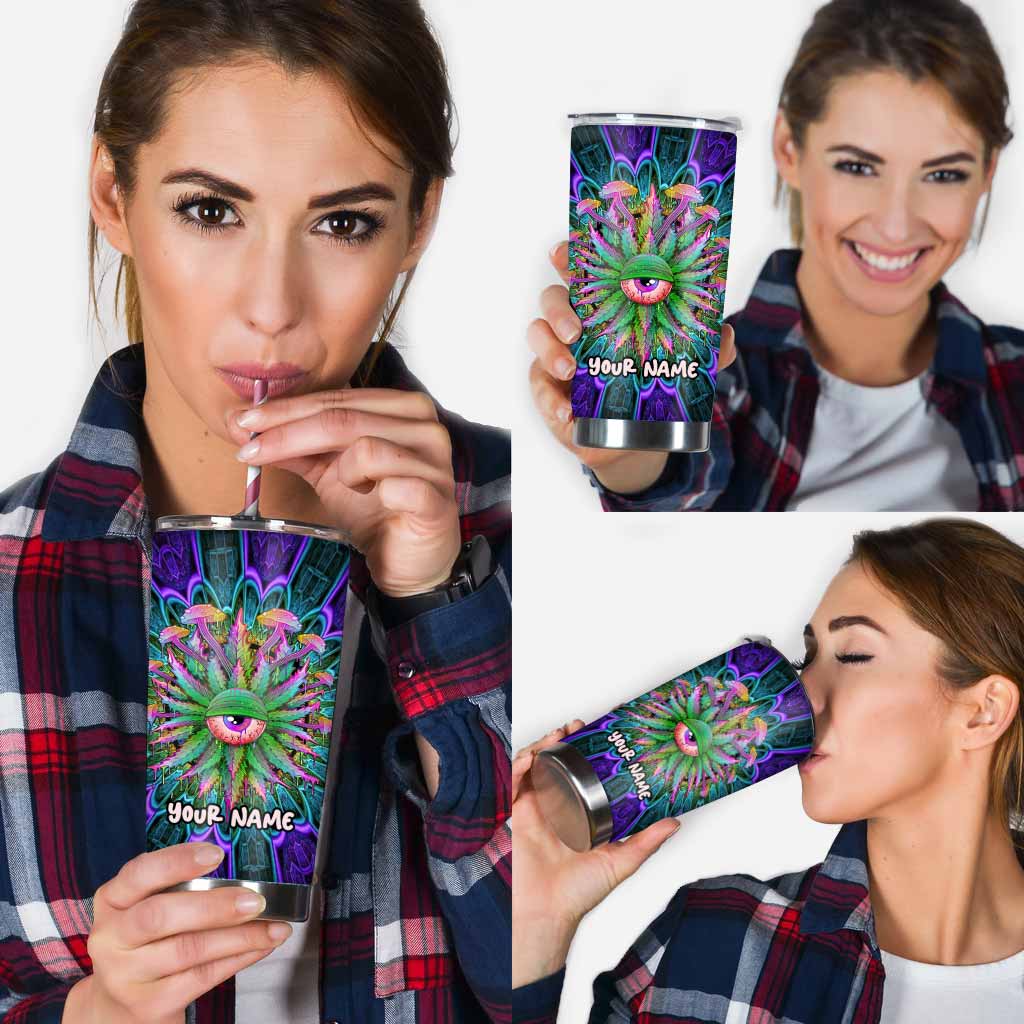 Magic Leaf Magic Eye - Personalized Weed Tumbler