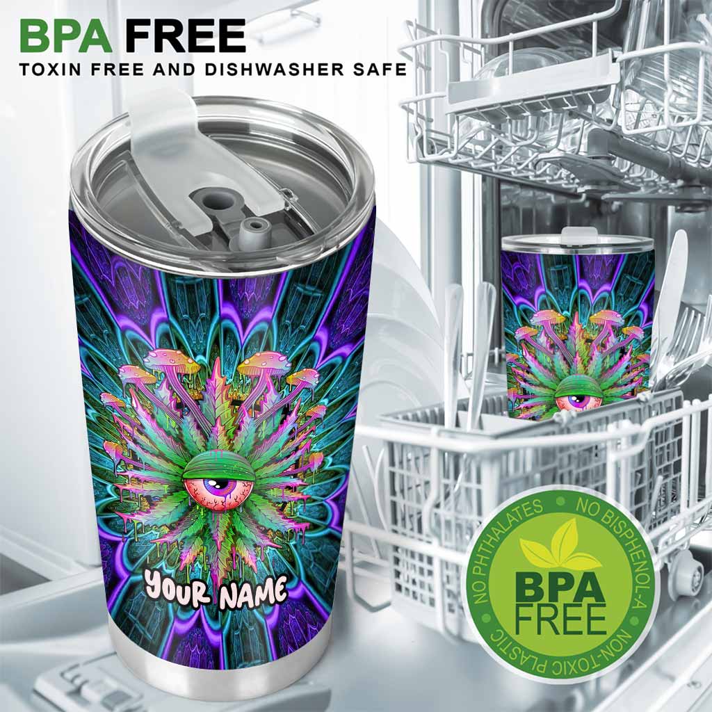Magic Leaf Magic Eye - Personalized Weed Tumbler