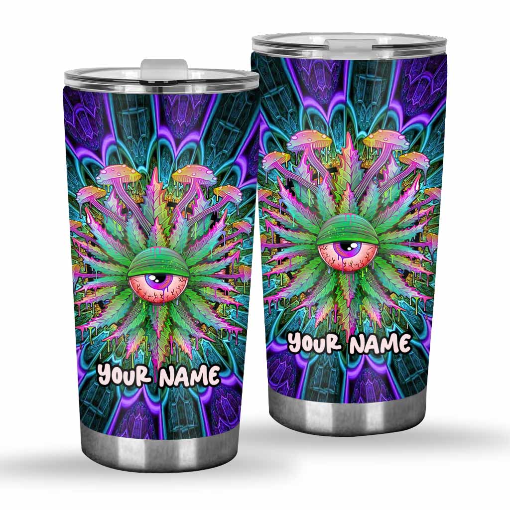 Magic Leaf Magic Eye - Personalized Weed Tumbler