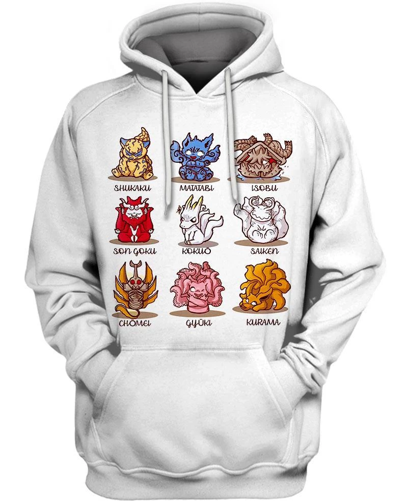 The Nine Beasts Ninja Village T-shirt and Hoodie