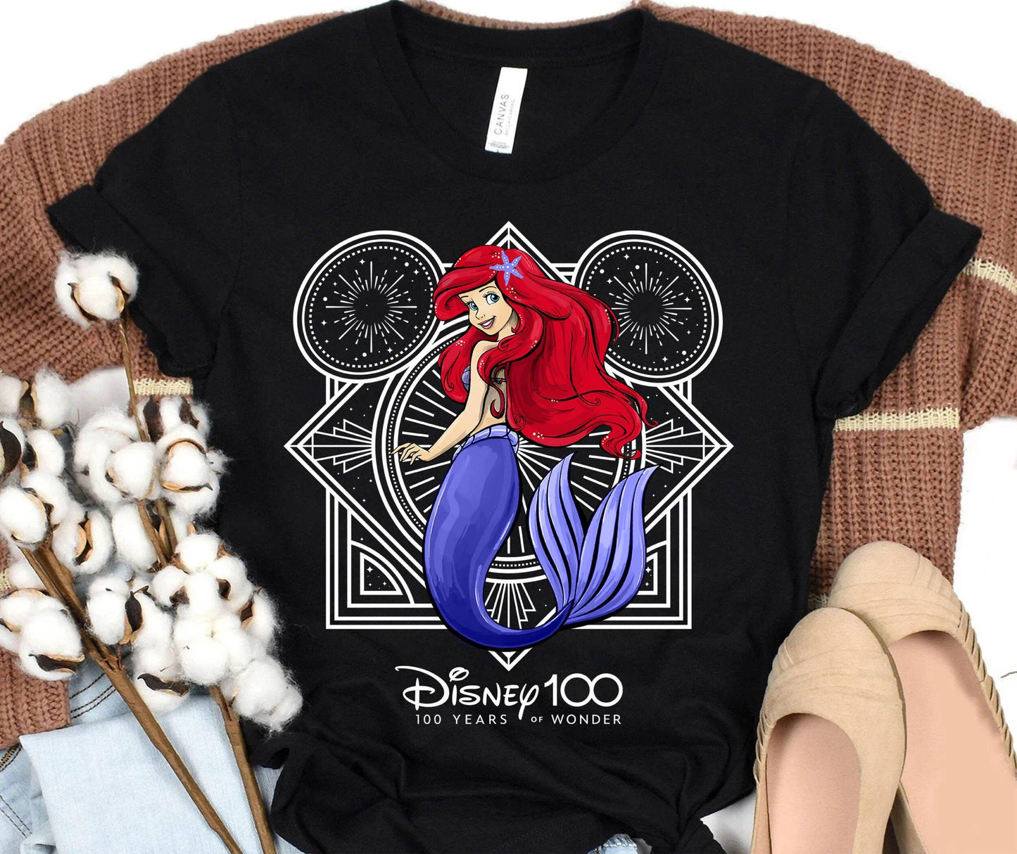 Retro Mermaid Mouse T-shirt and Hoodie 0523