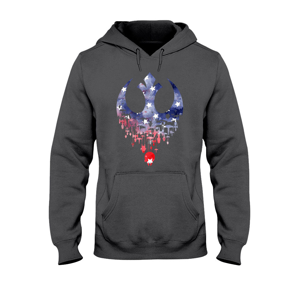 Rebel - Independence Day The Force T-shirt and Hoodie