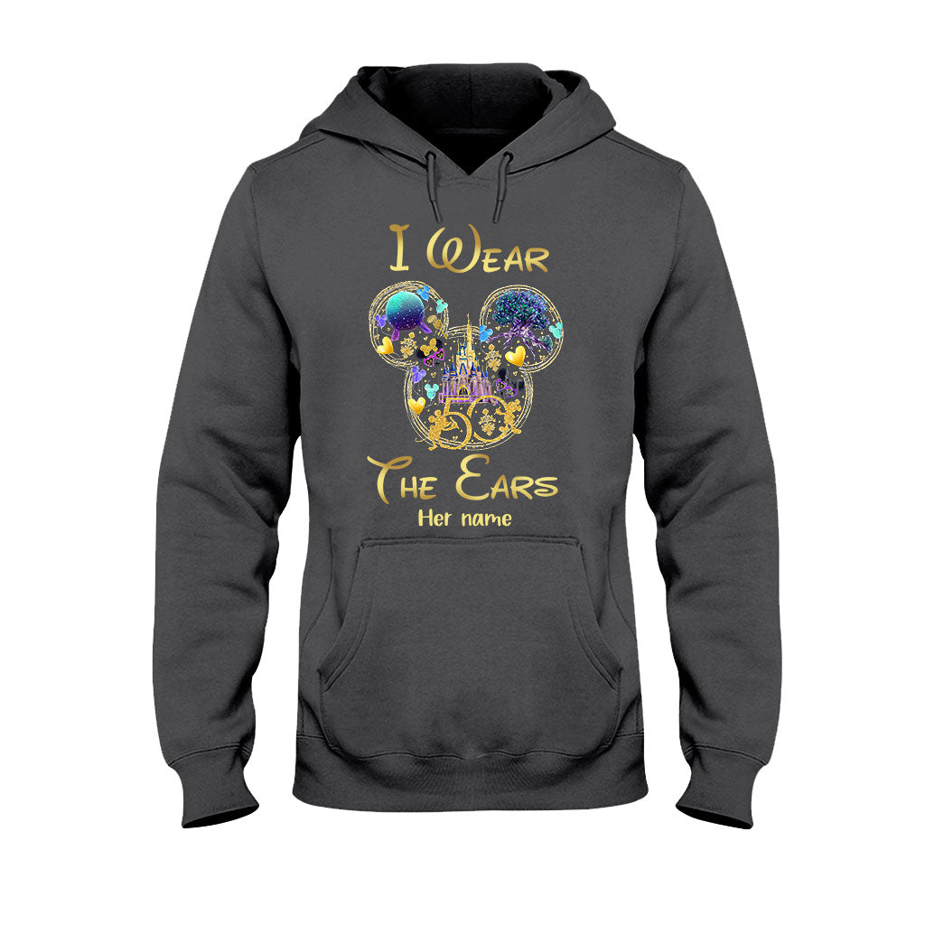 I Wear The Ears I Buy The Beers - Personalized Mouse T-shirt and Hoodie
