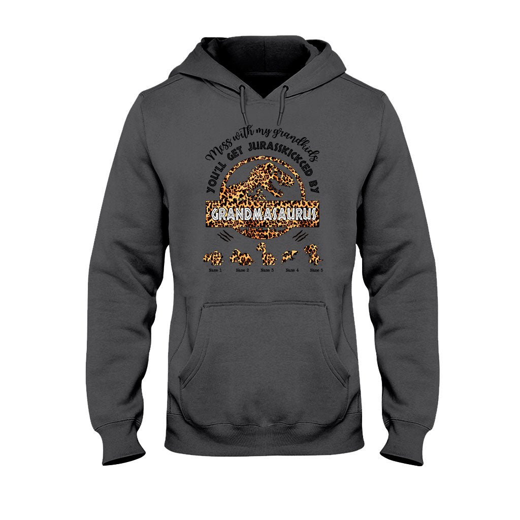 Don't Mess With Grandmasaurus - Personalized Mother's Day Grandma T-shirt and Hoodie