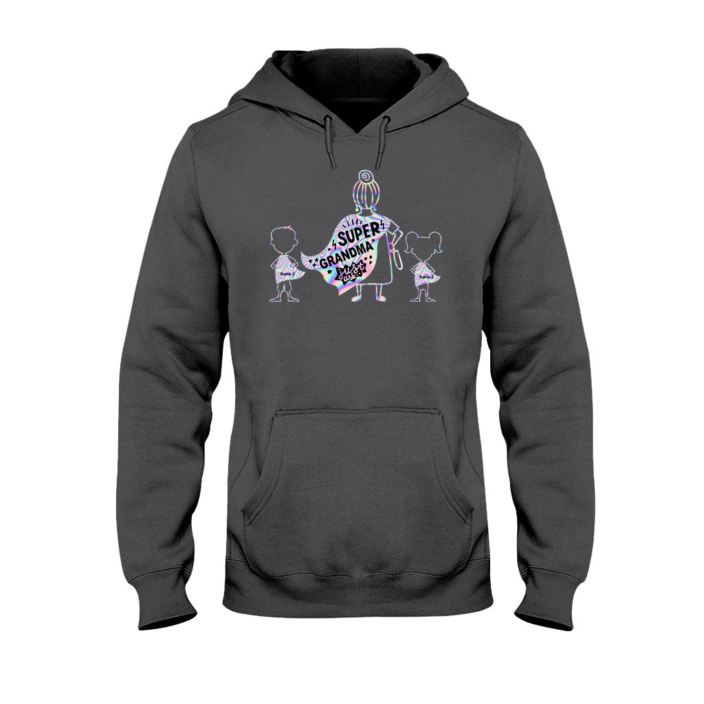 Super Grandma - Personalized Grandma T-shirt and Hoodie