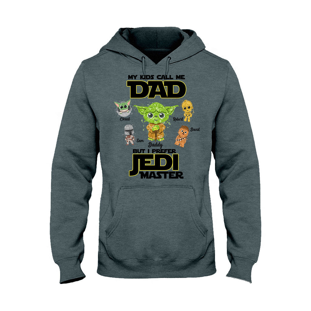My Kids Call Me Dad But I Prefer Master - Personalized The Force T-shirt and Hoodie