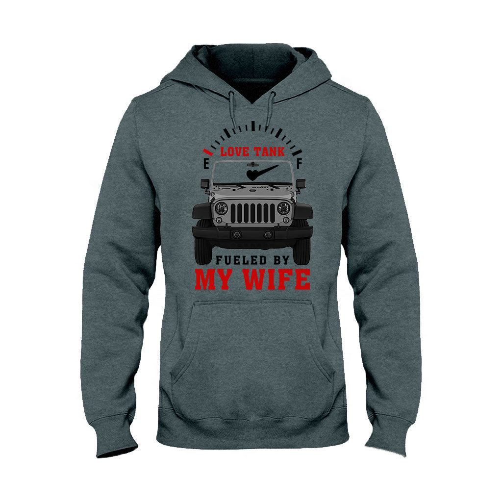 Love Tank - Personalized Couple Car T-shirt and Hoodie