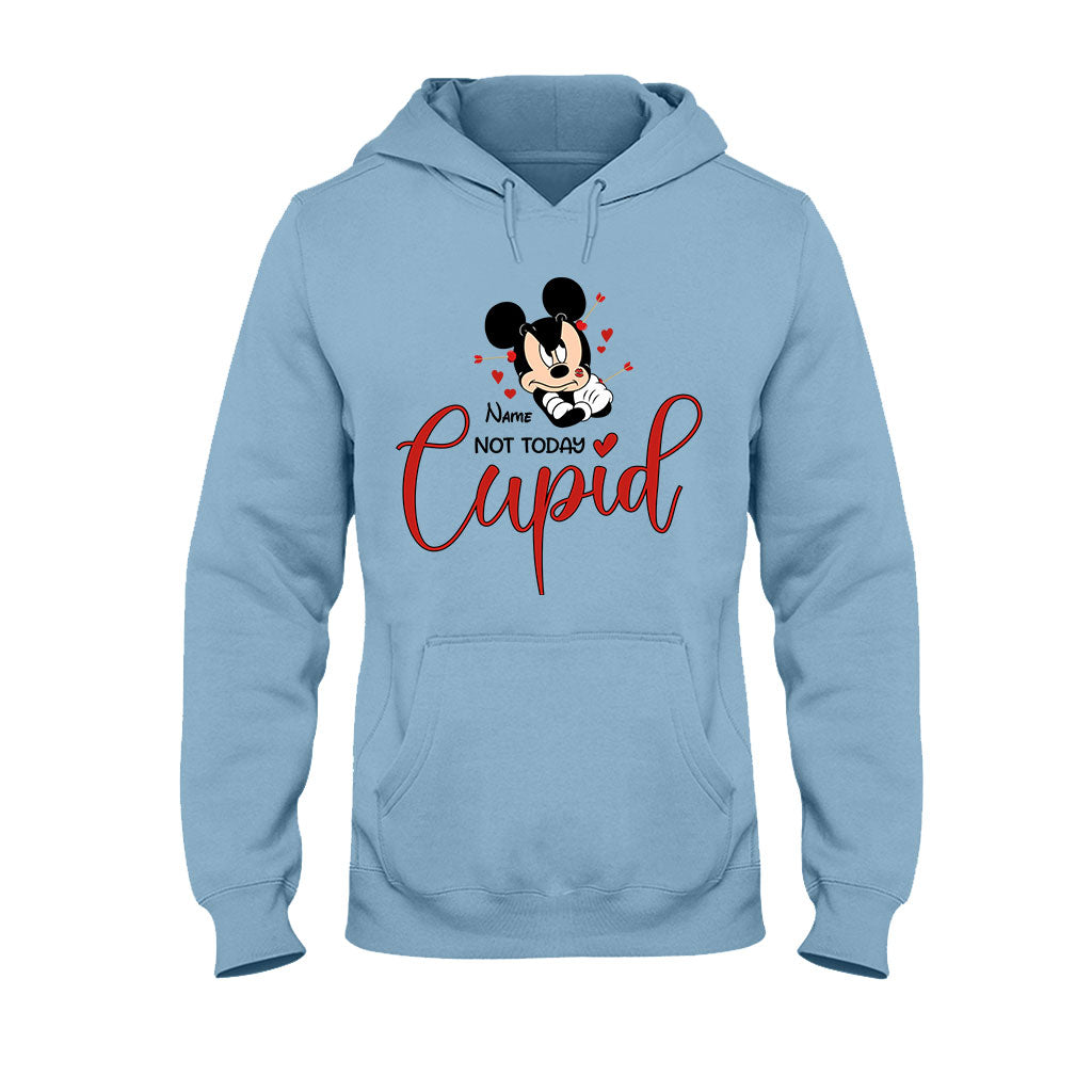 Not Today Cupid - Personalized Valentine Mouse T-shirt and Hoodie