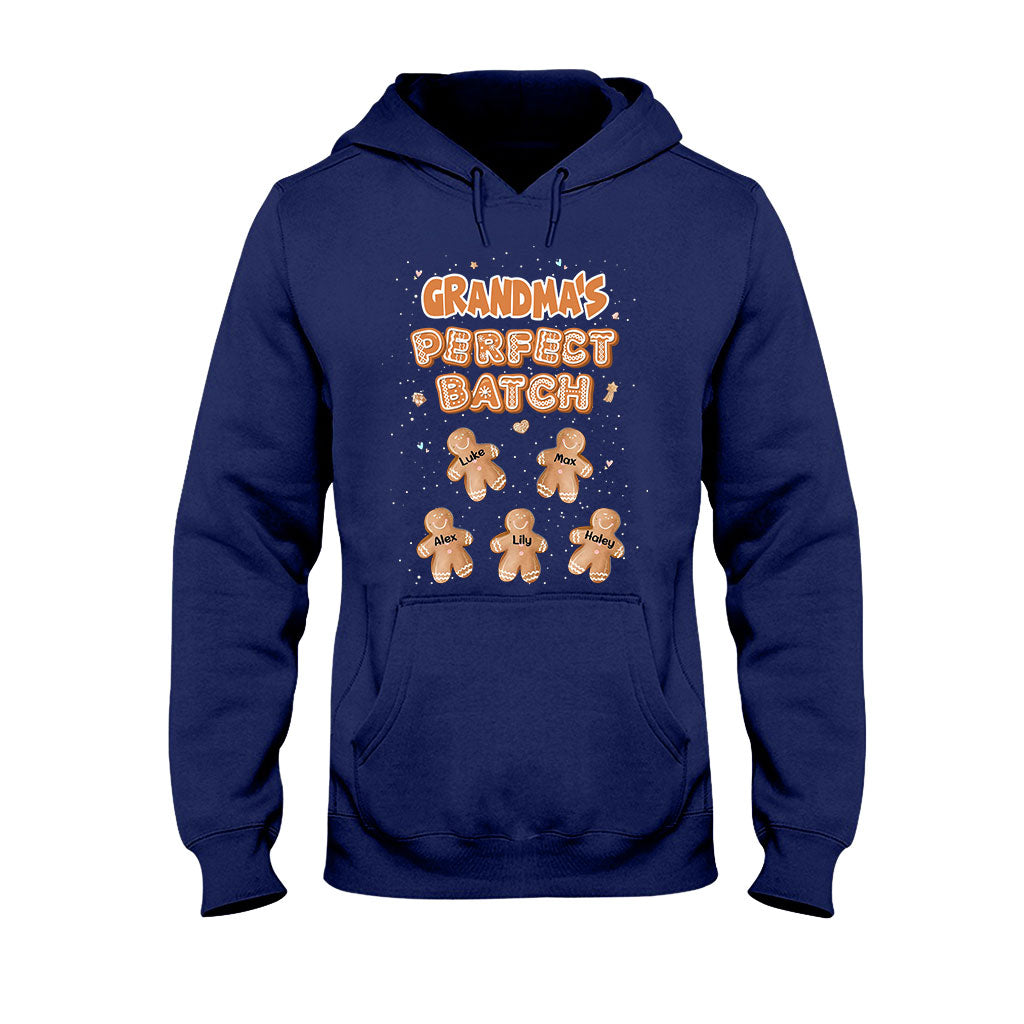 Grandma’s Perfect Batch - Personalized Christmas Grandma T-shirt and Hoodie