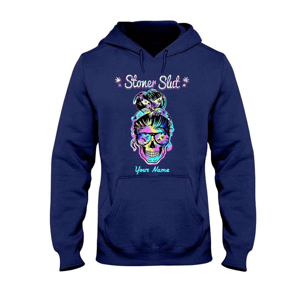 Stoner Skull - Personalized Weed T-shirt and Hoodie