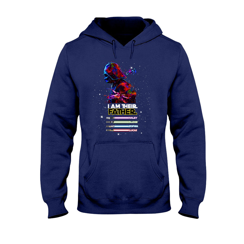 I Am Their Father Darth Vader Lightsaber Personalized Star Wars Shirt - Star Wars Family T-shirt and Hoodie