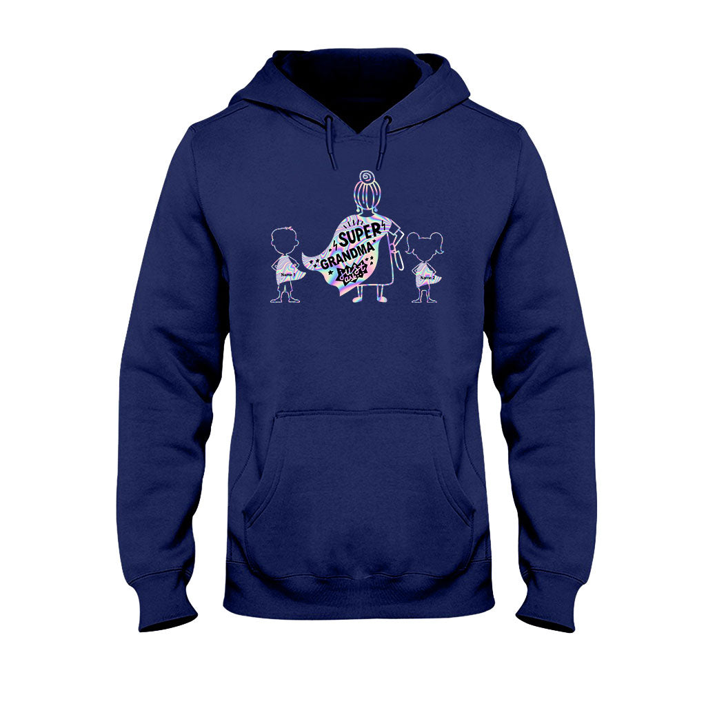 Super Grandma - Personalized Grandma T-shirt and Hoodie