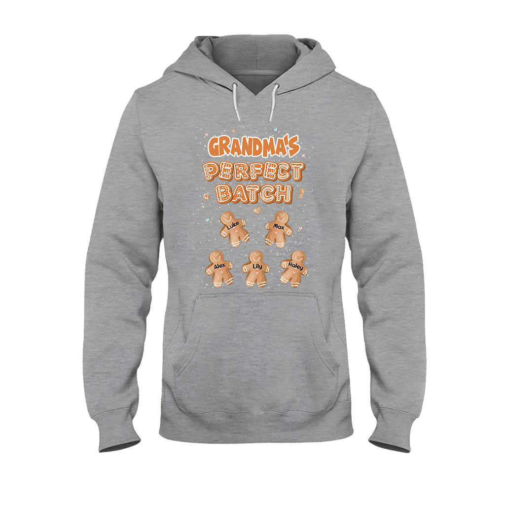 Grandma’s Perfect Batch - Personalized Christmas Grandma T-shirt and Hoodie
