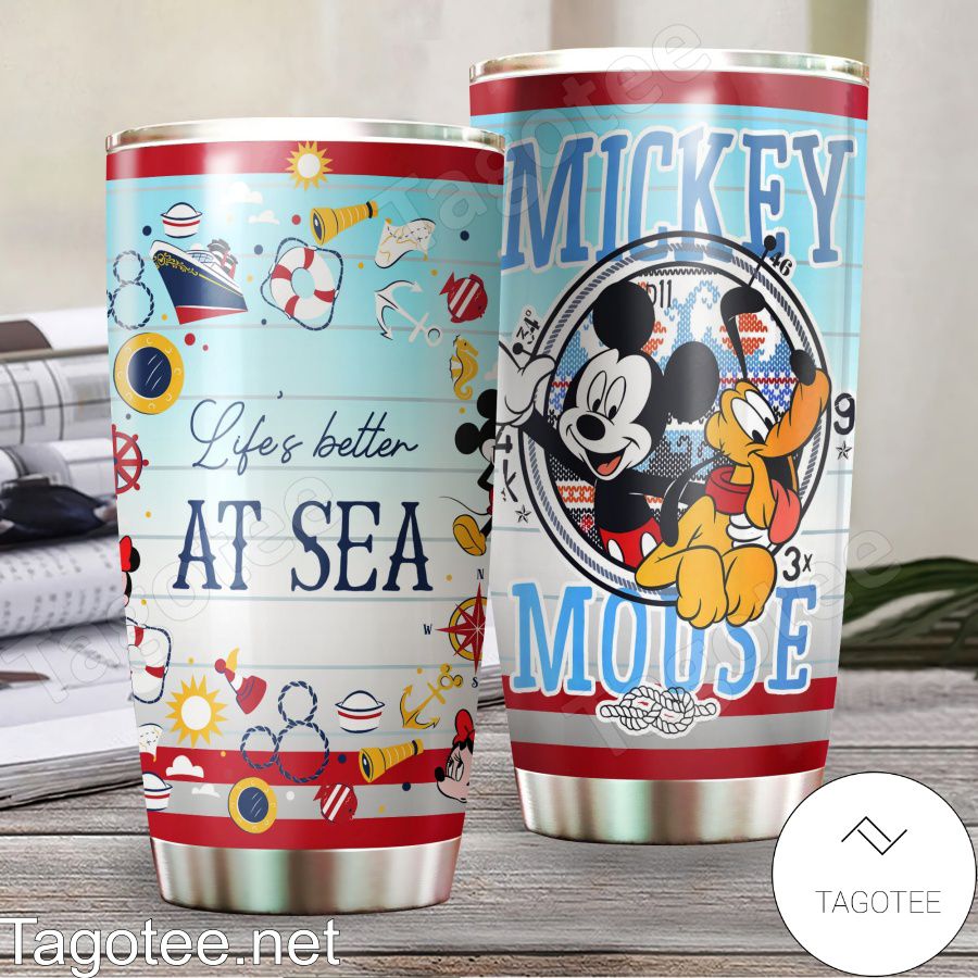 Life's Better At Sea Mouse Tumbler 0523