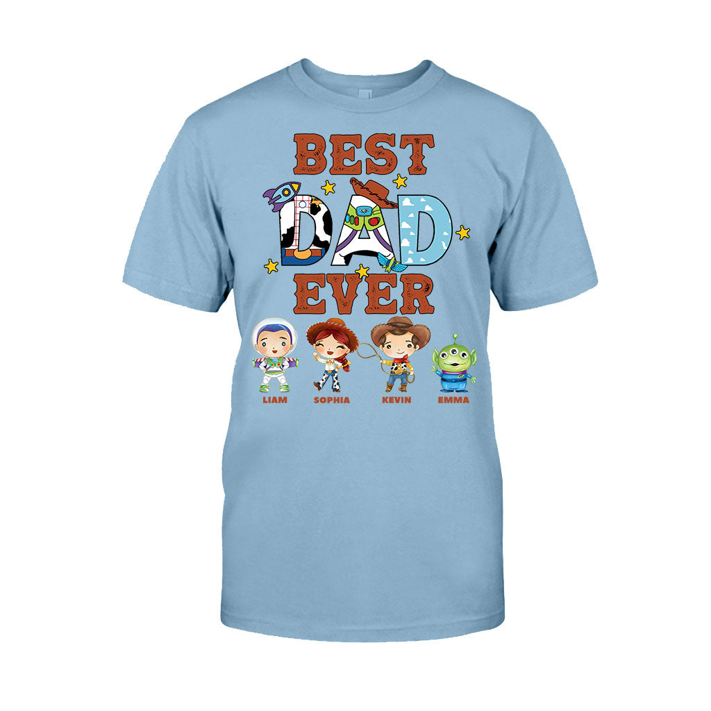 Best Dad Ever - Personalized Mouse T-shirt and Hoodie