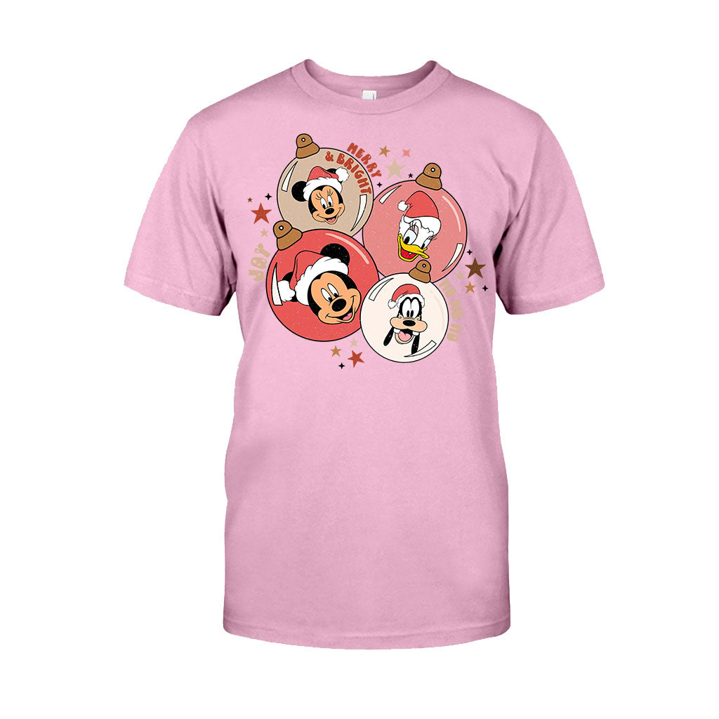 Merry Bright - Christmas Mouse T-shirt and Hoodie