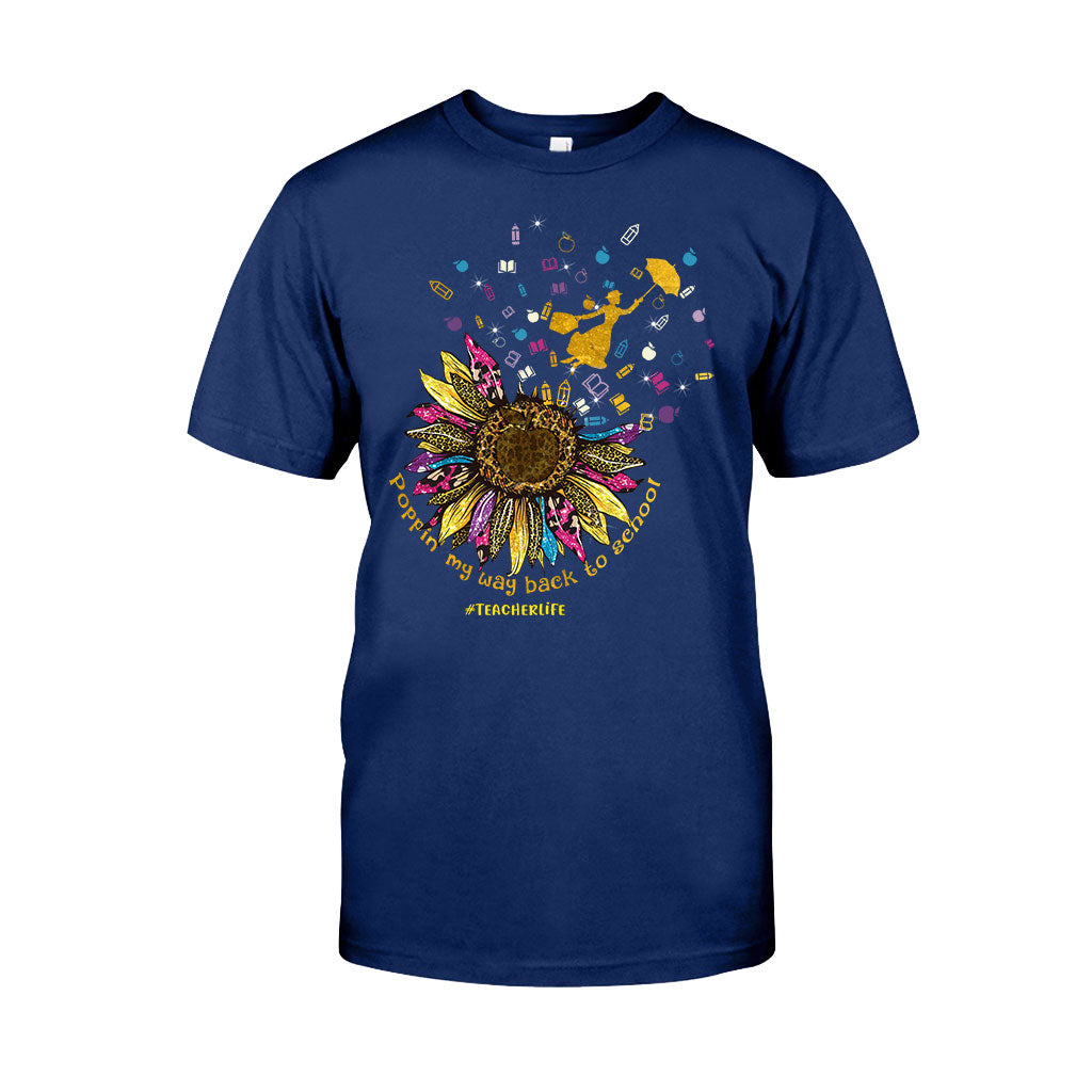 Poppin My Way Back To School - Personalized Teacher T-shirt and Hoodie