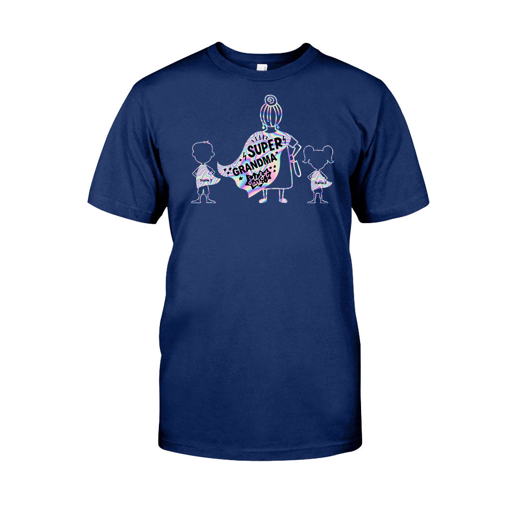 Super Grandma - Personalized Grandma T-shirt and Hoodie