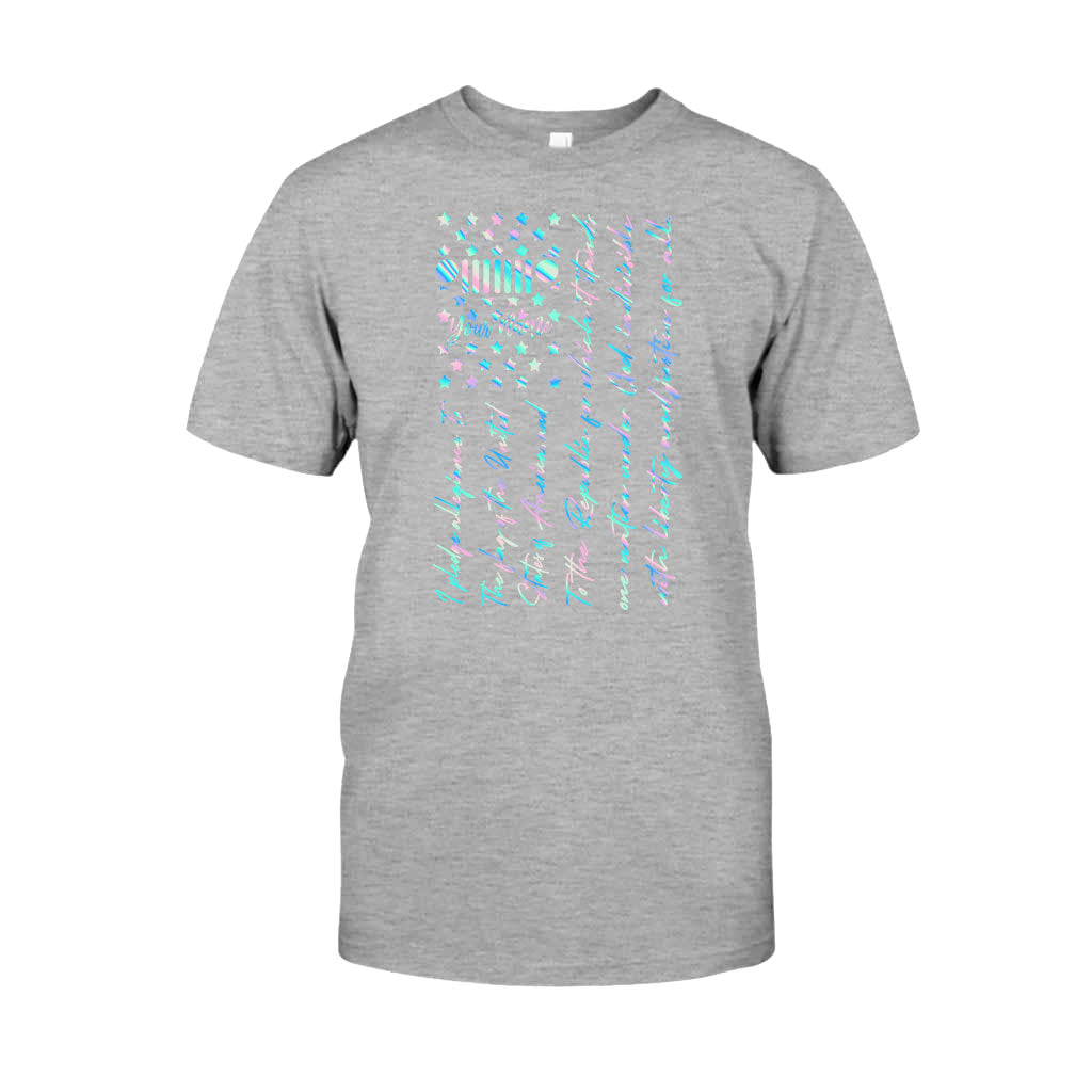 Jp Lovers Pledge Of Allegiance - Personalized Independence Day Car T-shirt and Hoodie