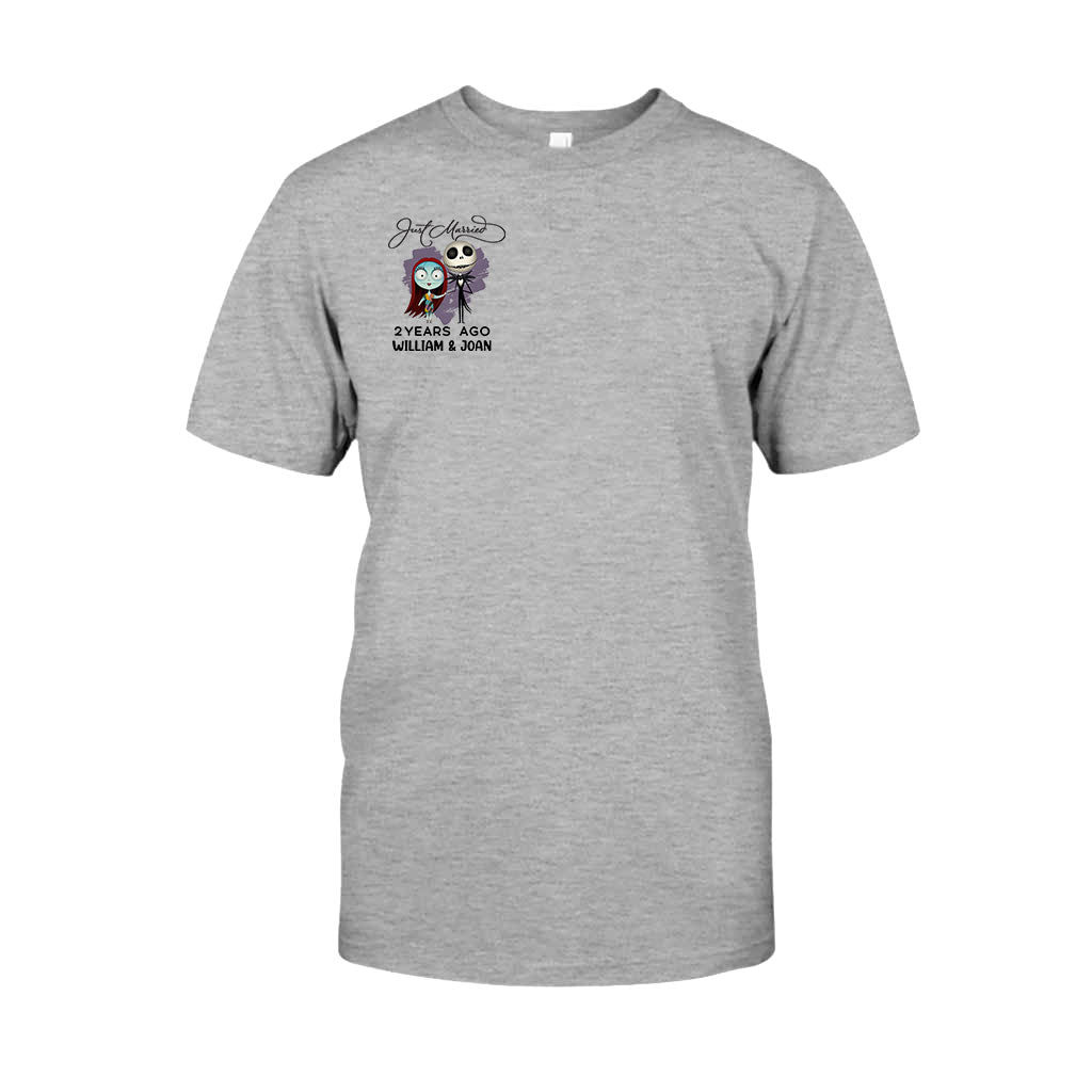 Just Married Some Years Ago - Personalized Couple Nightmare T-shirt and Hoodie