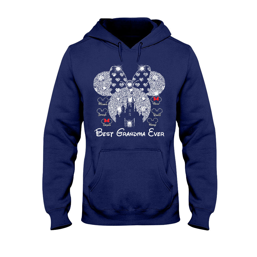 Best Grandma Ever - Personalized Mouse T-shirt And Hoodie