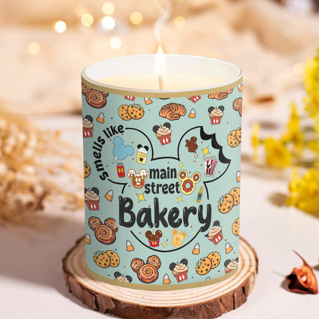Smells Like Main Street Bakery - Mouse Candle With Wooden Lid