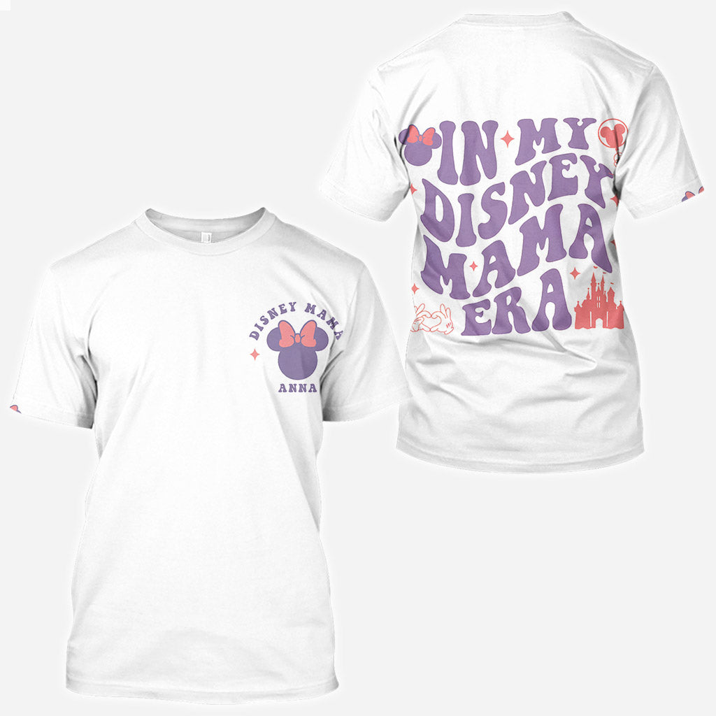 In My Mouse Ears Mom Era - Personalized Mouse All Over Shirt