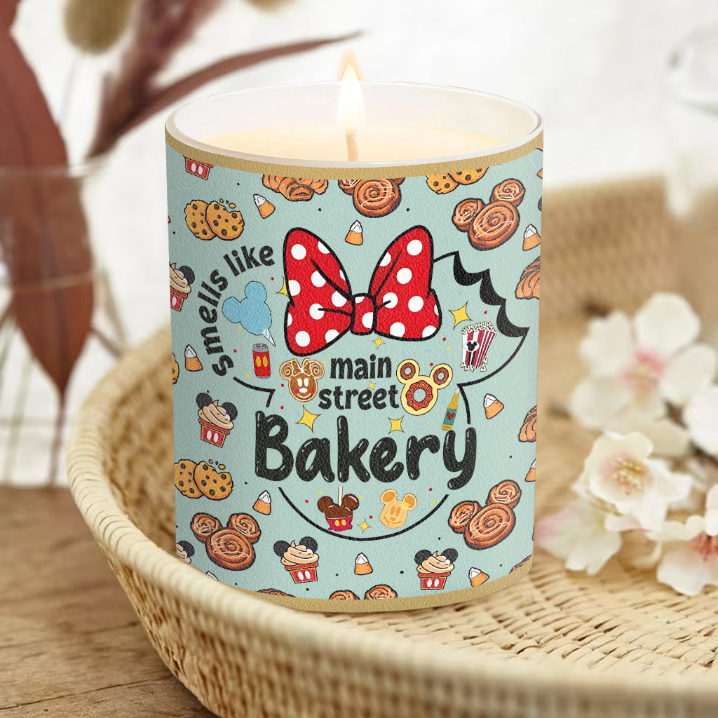 Smells Like Main Street Bakery - Mouse Candle With Wooden Lid