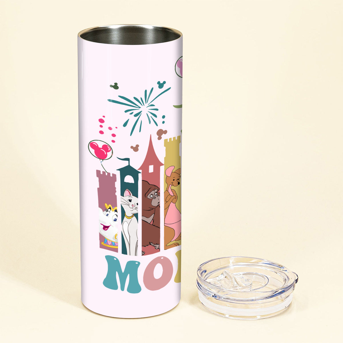 Mom Squad - Personalized Mouse Skinny Tumbler