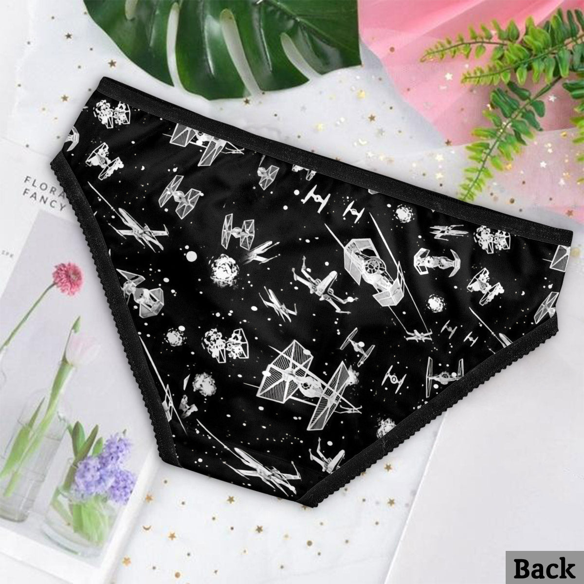 Do Me Or Do Not There Is No Try - Personalized The Force Lace Border Women Briefs